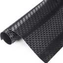 Black Aircraft Carbon Fiber Car Vinyl Wrap Matte Black Simulated 3D Textured Forged Carbon Fiber Satin Finish Car Body Film for Vehicle Interior Exterior Decoration, 59.84" x 19.68"