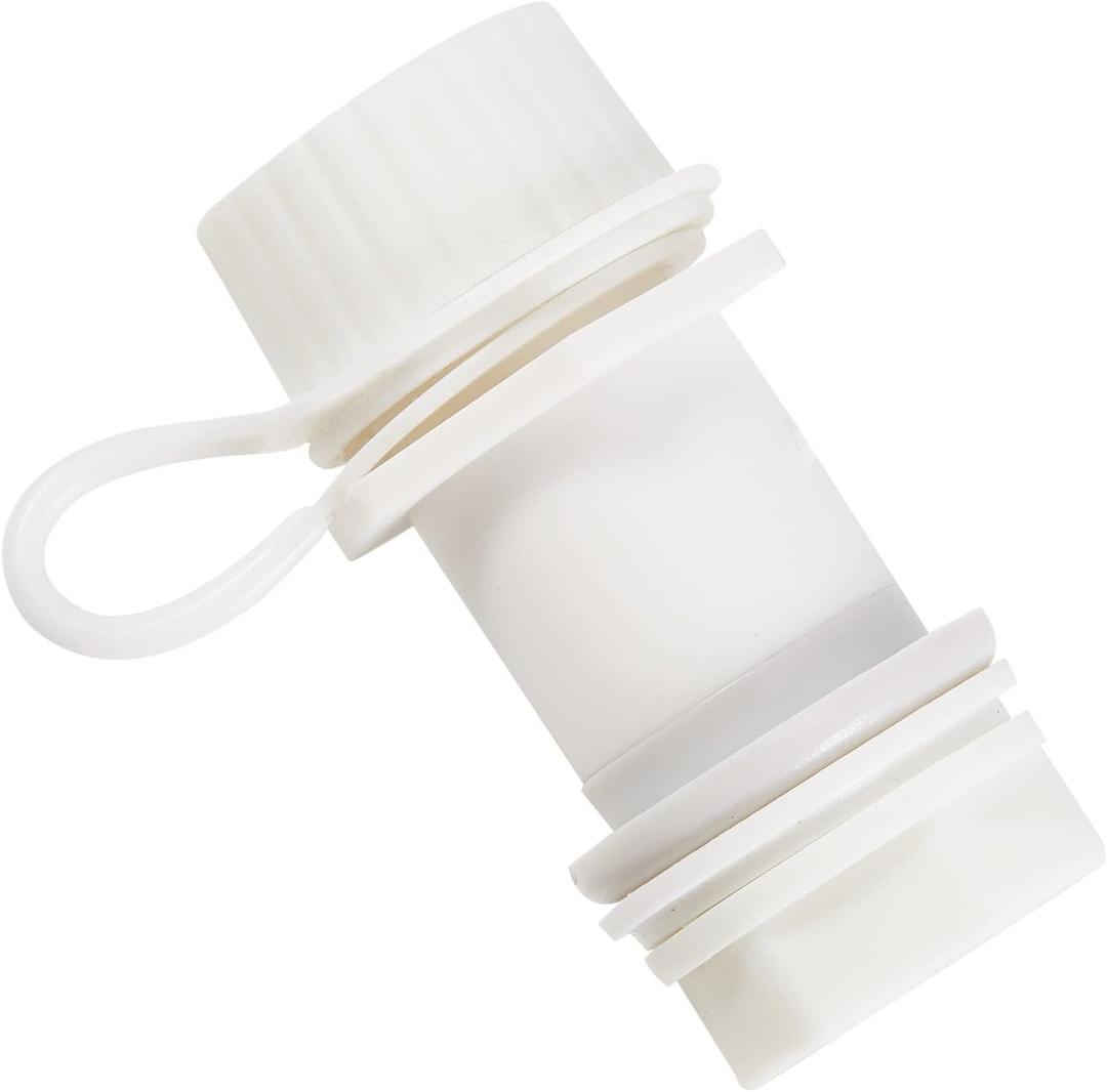 Cooler Replacement Threaded Drain Plug. Threaded Drain Plug with Plastic Tethered Cap for Ice Chest