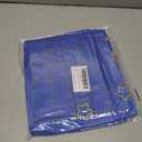 XCHI Blue Golden Castle Lantern Stars and Moons Ramadan Kareem Tablecloth Round Table Cloth Table Covers for Indoor Dining Home Party Decorations 60x60 Inch