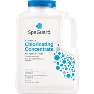 SpaGuard Spa Chlorinating Concentrate, 5 lb, Single, Advanced Spa Water Treatment for Hot Tubs and Spas, Quick Dissolving Oxidizer