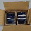 vicrays Ceramic Dipping Sauce Bowls  Small Charcuterie Dip Cups Cooking Prep Condiment Oil Dish Mini Tapas Plates for Soy Sushi Salsas Wasabi Appetizer Dessert - Set of 6 Blue