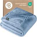 Bare Home Fleece Blanket - Twin/Twin Extra Long - Ultra-Soft Lightweight for Bed, Sofa, and Couch - Luxury Microplush - Cozy Warm Blanket (Twin/Twin XL, Coronet Blue)