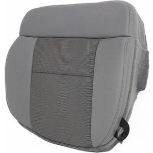 NLQR Front Driver Side Bottom Replacement Perforated Cloth Seat Cover Flint Gray #PE or NE Compatible with Ford F150 XLT F150 STX F150 FX4 2004 2005 2006 2007 2008