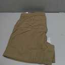 ODODOS Men's Athletic Shorts with Pockets 5" Quick Dry Lightweight Workout Gym Running Shorts, Tan, X-Large