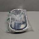 Collapsible Mop and Bucket Set with Scrub Mop and Brush, Tile Laminate Hardwood Floor Brush and Flat Mops for Floor Cleaning, Foldable Bucket with Washable Microfiber Mop(Blue)