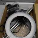 LBW Grow Lights for Large Indoor Plants, 144 LEDs Full Spectrum Plant Light, Growing Lamp with 4 Dimmable Levels, 4/8/12H Timer, 59in Height Adjustable, Halo Plant Lamp for Tall Plants, Black, 2 Pack