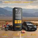 Tire Inflator Portable Air Compressor, Up to 160 PSI Car Tire Inflator, Cordless Air Pump, Portable Tire Pump with Gauge - Portable Tire Inflators for Car, Light Pickup, Bike and More