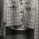 HUGO Women's Big Check Patch Pocket Jacket, 8