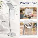 Gisafai Sign Holder Displays Curved Stand for 8.5 x 11 Inch Graphics
