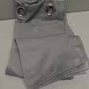 LEMOMO Blackout Curtains 52 x 84 inch/Light Grey Curtains Set of 2 Panels/Thermal Insulated Room Darkening Bedroom Curtains