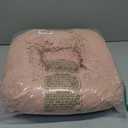 Pink Dog Beds for Small Dogs 19 inches Anxiety and Calming Washable Fluffy Cute Puppy Beds Girl Fits up to 15 lbs (19.0"L x 19.0"W x 6.0"Th)