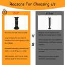 2 Pcs Adjustable Bed Frame Support Legs (8.27"-13.39") Bed Center Slat Leg Replacement Legs for Bed Frame Reinforcement Parts for Sofa Cabinets Furniture