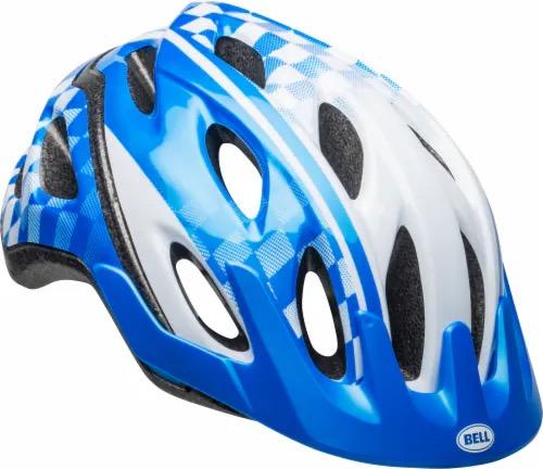Bell® Child Bicycle Helmet - Cadence Blue/White Checkers
