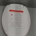 Brondell Bidet Toilet Seat Non-Electric Swash Ecoseat, Fits Elongated Toilets, White - Dual Nozzle System, Ambient Water Temperature - Bidet with Easy Installation