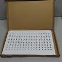 suptek Monitor Stand Riser for Computer,Laptop,Printer, Notebook and All Flat Screen Display with Vented Metal Platform and 4 Inches Height Underneath Storage,White(MST004W)