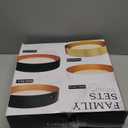 Bargeni Flush Mount Ceiling Light,12.5 inch LED Ceiling Light Fixture,Matte Black with Gold Inside,3000K/Warm White/18W(100w Equiv.),Dimmable Outdoor Lighting Fixtures Ceiling for Bedroom and Hallway