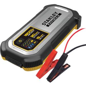 Stanley 1800 Peak Amp Lithium Jump Starter with USB & Case
