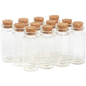 Magic Season Decorative Glass Bottles (12 Pcs / 1 fl oz.)
