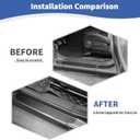 RT-TCZ for Wrangler JL Door Sill Guards, Door Entry Guards Protector for Jeep Wrangler JL JLU Gladiator JT 4 Door 2018 2019 2020 2021 2022 2023 Black