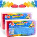 Silly Foam, Creative Modeling Foam Beads, 2-Pack of 6 Primary Colors, Easy Clean Up, Perfect for Preschool and Kids, Arts & Crafts, Sensory Play, STEM, Travel Toy, Holiday Gifts, Non-Toxic (Age 3+)