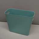 VKPLITE Versatile 1.8 Gallon Plastic Trash Can - The Compact Bin for Bathroom, Kitchen, or Home Office - Green