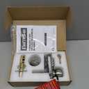 Keyless Entry Door Lock Deadbolt Keypad Mechanical Stainless Steel (Pass Code or Key) 100% Mechanical, No Electronic (silvery2)