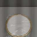 12Inch Gold Flush Mount Ceiling Light Fixture , 24W(240W Equivalent), 3200LM, 6000K Cool White, IP40, Flat Modern Round LED Ceiling Lights for Bedrooms, Living Rooms, Bathrooms, Stairwells, etc.