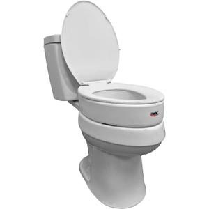CAREX TOILET SEAT ELEVATOR - FOR ELONGATED TOILET SEATS