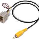 RED WOLF Reverse Camera Retention Wiring Harness w/RCA Plug for 2014-2016 Chevy Silverado GMC Sierra 8" NAV w/IO4 IO5 IO6 RPO System OE Backup Camera Install Aftermarket Radio Non Bose System