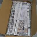 SWTYMIKI Over The Door Shoe Organizer - Adjustable 6 Tier Hanging Shoe Rack Organizer, Metal Heavy Duty Behind Door Storage or Wall Mount Shoes Shelf for Flats, Heels, Sneakers, Boots