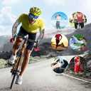 Dussdil Gardening Sleeves with Thumb Hole Garden Farm Sleeves Sun Protection Cooling Cover Up Arm Sleeves for Women Men (Multicolor 01)