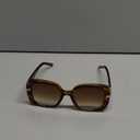 Fashion Oversized Square Women and Men Sunglasses Vintage Hollow Luxury Sun Glasses UV400 Gradient Shades (Leopard Frame/Gradient Brown Lens M6)