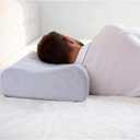 Natural Latex Pillows for Adults, Thick Cervical Neck Contour Sleeping Pillow for Side Back Sleeper, Ergonomic Orthopedic High Pillow for Neck Shoulder Pain Relief(Thick-4.7/5.5inches)