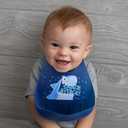 Neat Solutions 3 Count Silicone Bib Set, Boy
