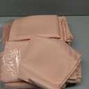 Bailarina Cloth Napkins Set of 120,17x17 inches Dinner Napkins Cloth Washable,Polyester Square Table Cloth Napkin Bulk with Hemmed Edges Ideal for Banquets, Parties and Weddings-Dusty Pink