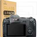 3 x Mr.Shield [3-Pack] Screen Protector For Canon EOS R8 Camera [Tempered Glass] [Japan Glass with 9H Hardness] Screen Protector