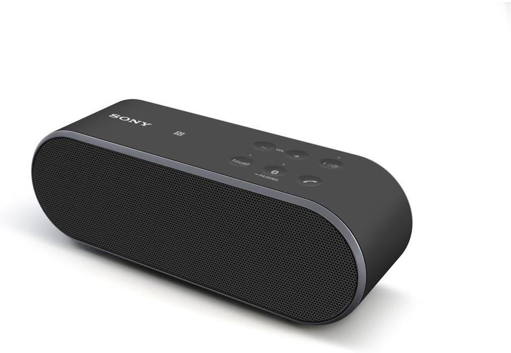 Sony SRSX2 Ultra-Portable NFC Bluetooth Wireless Speaker (Black) with Speakerphone