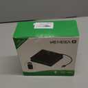 MENEEA Cooling Fan Dust Proof for Xbox Series X Console with Colorful Light Strip,Dust Cover Filter,Rubber Dust Plugs,Low Noise Top Fan with 3 Gears,Cooler&Light Independent Touch Switch, 2 USB Port (Black)