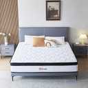 Fyaslt Full Size Mattress, 10 Inch Memory Foam Hybrid Mattress in a Box with Individual Pocket Spring for Motion Isolation & Strong Edge Support & Pressure Relief, CertiPUR-US, 100 Nights Trial