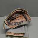 Washable 2x6 Hallway Runner Rug: Vintage Water Resistant Kitchen Entryway Rug Ultra Soft Living Room Bedroom Carpet Thin Non Slip Indoor Floor Mat for Bathroom Laundry (2 X 6,Orange)