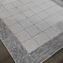 Loloi Chris Loves Julia x Francis Collection FRA-02 Cream/Black 7'-9" x 9'-9" Area Rug