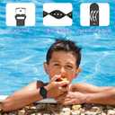 R-fun Waterproof for Air Tag Bracelets [2 Pack] Compatible with Apple Air Tag Finders with Soft Silicone,Anti Lost GPS Item Finders Case Cover,Black/White