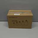 novelinks 8 oz Clear Plastic Jars with Airtight Lids, 16 Pack Plastic Mason Jars with Lids 8oz, Refillable Storage Slime Containers & Small Spice Jar for Kitchen Organization (16 Pack,Rose Gold)