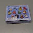 12PCS Rubber Ducks,Toddler Bath Toys,No Hole Bathtub Toys,Baby Pool Toys for 18 Months and Older