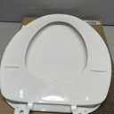 Bemis 170 Durable Plastic Toilet Seat, Elongated, White