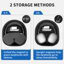 Yinke Smart Case for AirPods Max Headphones Supports Sleep Mode, with AirPods Max Silicone Earpad Cover and Headband Cover Anti-Scratch Accessories, Hard Organizer Portable Carry Travel