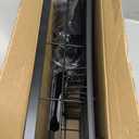 SNTD Dish Drying Rack - Space-Saving Dish Rack for Kitchen Counter, Stainless Steel Dish Drainer with Utensil Holder and Drainboard, 11" W x 15" L (Black)
