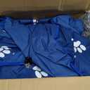 Inflatable Dock Platform with Electric Pump, Dog Boat Ramp Floating Non-Slip Oxford and PVC with Water Ramp for Dogs Pool, Dock, Lake with Traction Rope Blue (4.7ft x 3ft x 6in)