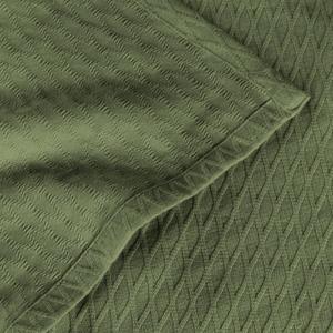 Dark Green Diamond Pattern Floor Mat, Bathroom/Kitchen Decor 36" x 59.5"