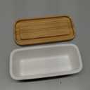 KIVY Ceramic butter dish with airtight lid that keeps butter soft - For countertop and refrigerator door shelf - Butter dish ceramic - Butter holder for counter - Covered butter dishes